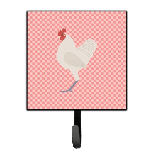 Carolines Treasures German Langshan Chicken Pink Check Leash or Key Holder BB7837SH4 - main